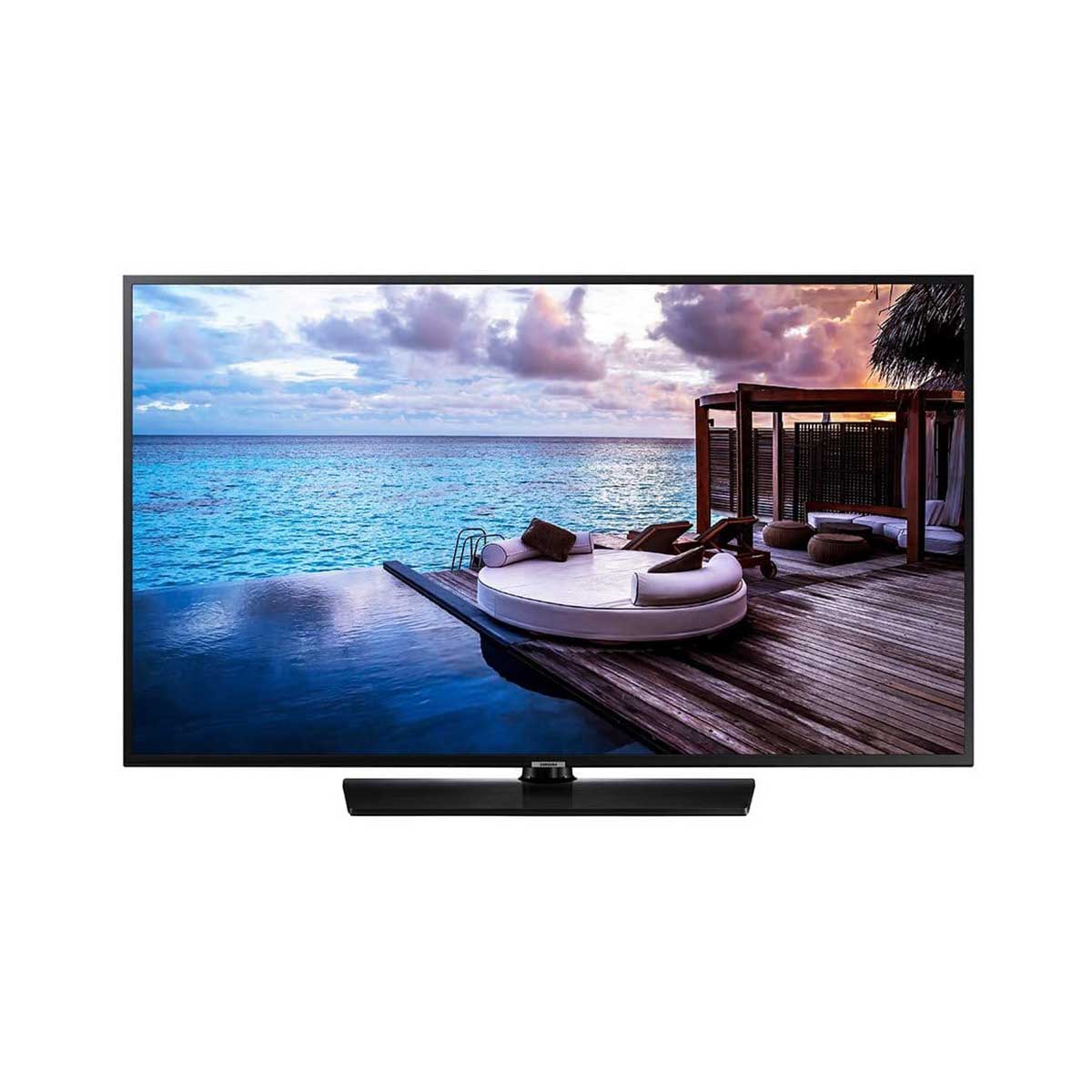 Front view of large Samsung LED TV