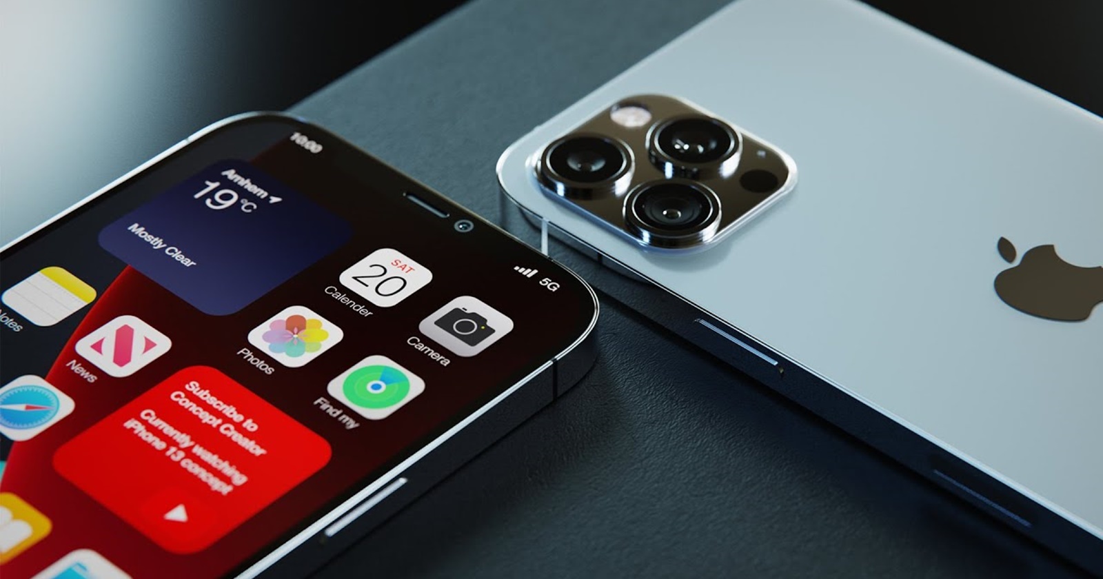 Back and side view of the iPhone 13 Pro focussed on the new camera module