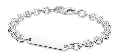 Engravable Bar Link Bracelet