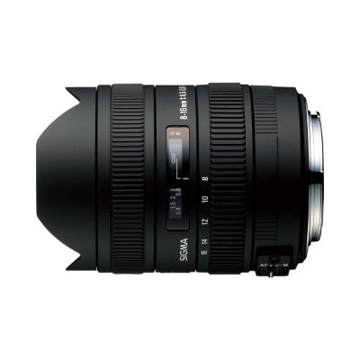 Sigma - 8-16mm f/4.5-5.6 DC HSM FLD AF Ultra Wide Zoom Lens for APS-C sized Nikon Digital DSLR Camera