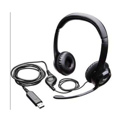 Logitech - PC Headset, USB, H390