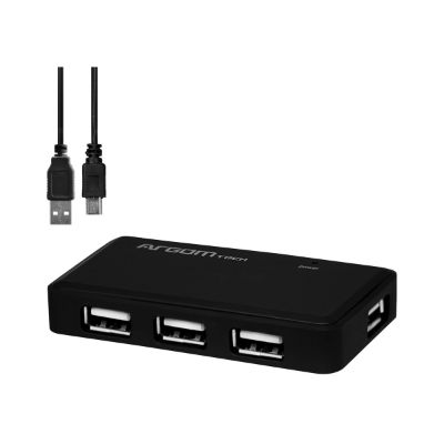 Argomtech - USB Hub, 4 Port, w/60cm USB Cable.