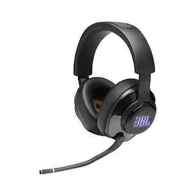 JBL - Quantum 400 USB Wired Gaming Headset, Black