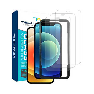 Tech Armor - Ballistic Glass Screen Protector for Apple iPhone 12