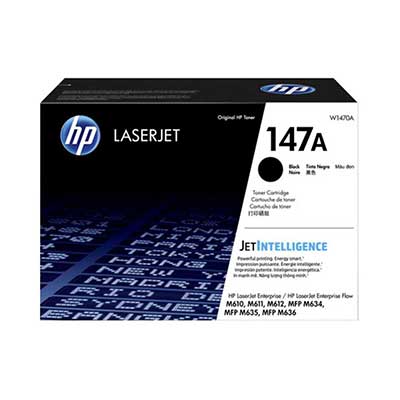 HP - 147A Black Original LaserJet Toner Cartridge, Black