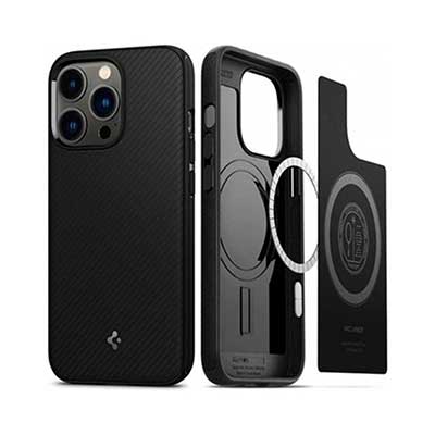 Spigen - Core Armor Mag, iPhone 13 Pro, Matte Black