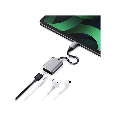 Satechi - USB-C Audio Adapter, Space Grey