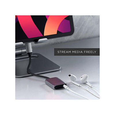 Satechi - USB-C Audio Adapter, Space Grey