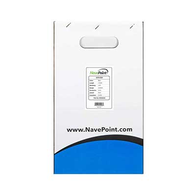 NavePoint - Cat6 (CCA), 500ft, Solid Bulk Ethernet Cable, 550MHz, 23AWG 4 Pair, Unshielded Twisted Pair, Blue