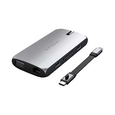Satechi - USB Type-C On-the-Go Multiport Adapter, Space Gray