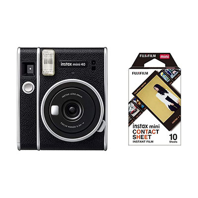 Fujifilm - Instax Mini 40 Instant Camera Bundle