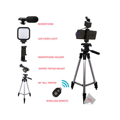 Vivitar - Ultimate Essential Universal Vlogging Kit