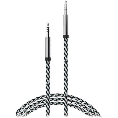 Bytech - 3.5: Fabric AUX cable, Assorted colors