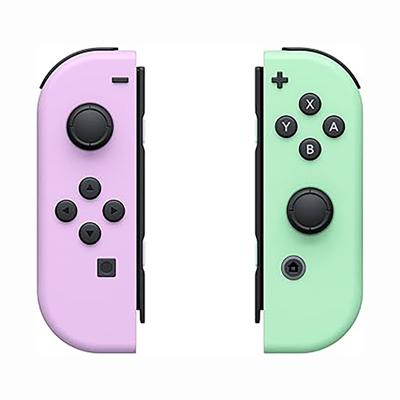 Nintendo - Joy-Con (L)/(R) Pastel Purple / Pastel Green - Controller