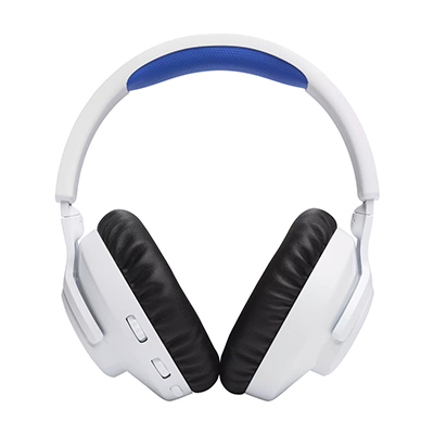 JBL - Quantum 360P Console Wireless, White/Blue