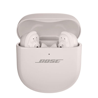 Bose - QuietComfort Ultra True Wireless Noise Cancelling In-Ear Earbuds - White Smoke