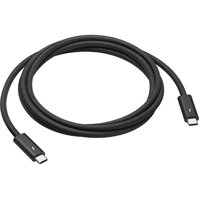 Apple - Thunderbolt 4 Pro Cable (1.8 m) - Black