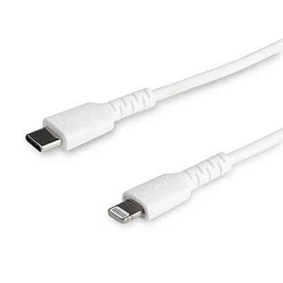 Case Logic - USB Type-C Male to Lightning Male Fabric Cable (Black, 6')