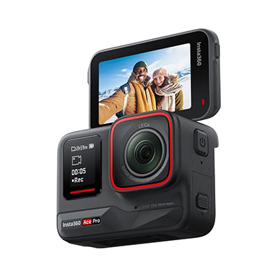 Insta360 - Ace Pro AI-Powered Waterproof Action Camera - Black