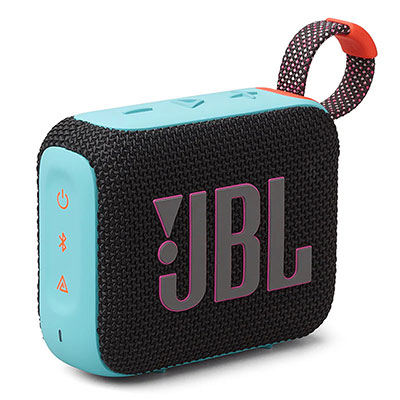JBL - Go 4 Portable Bluetooth Speaker - Black