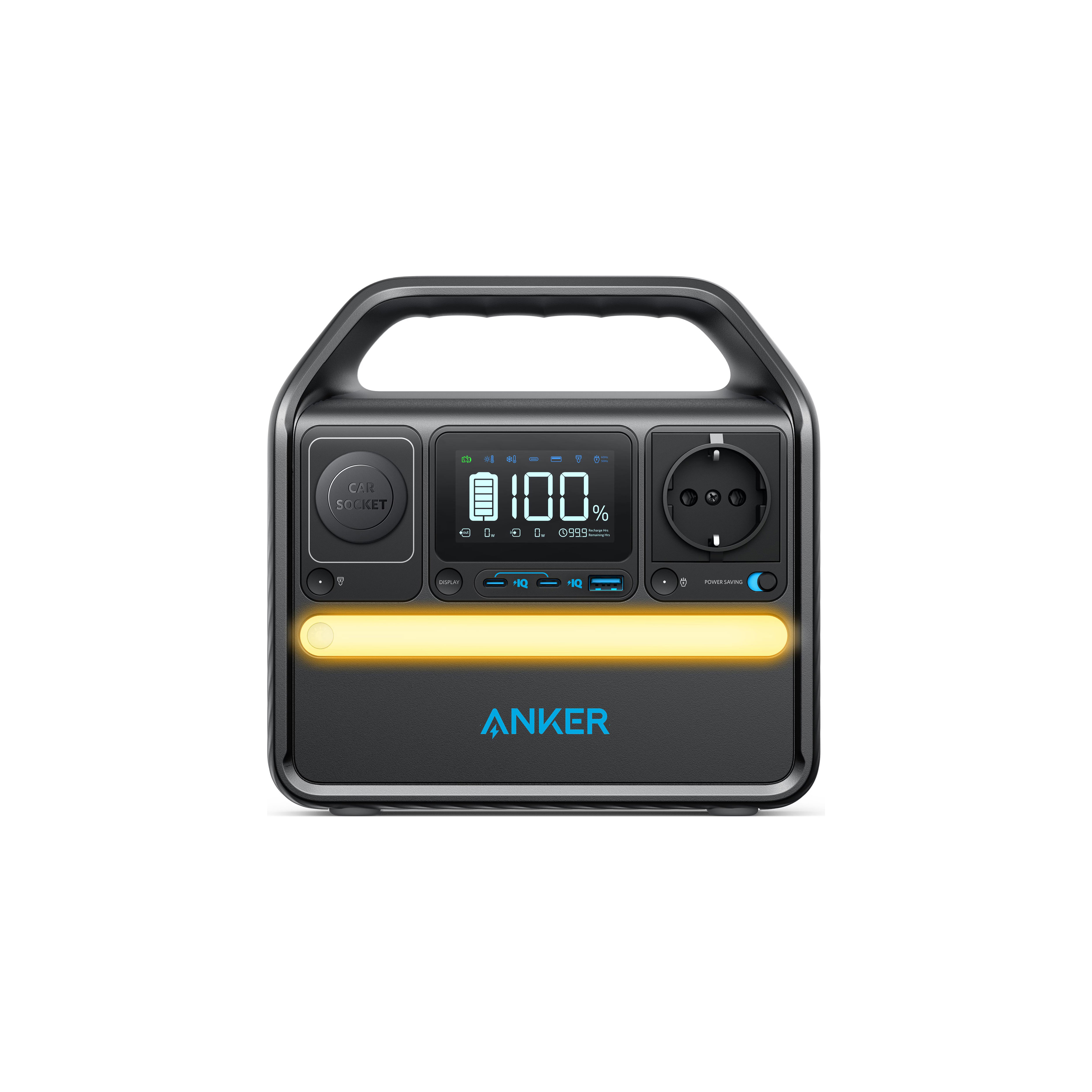 Anker - 522, Portable Power Station - 299Wh | 300W