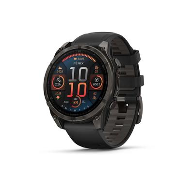 Garmin - Fenix 8, 47mm, Smartwatch, Amoled Sapphire,  Carbon Gray/Black