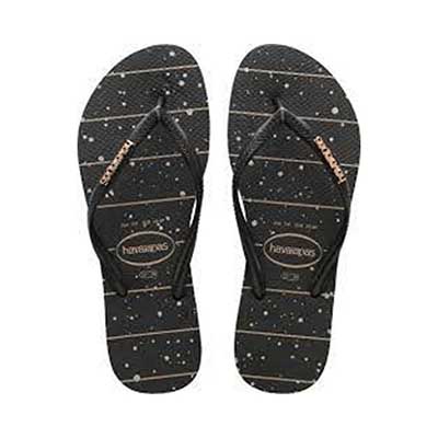 Slim Logo Met Black/Rose Gld