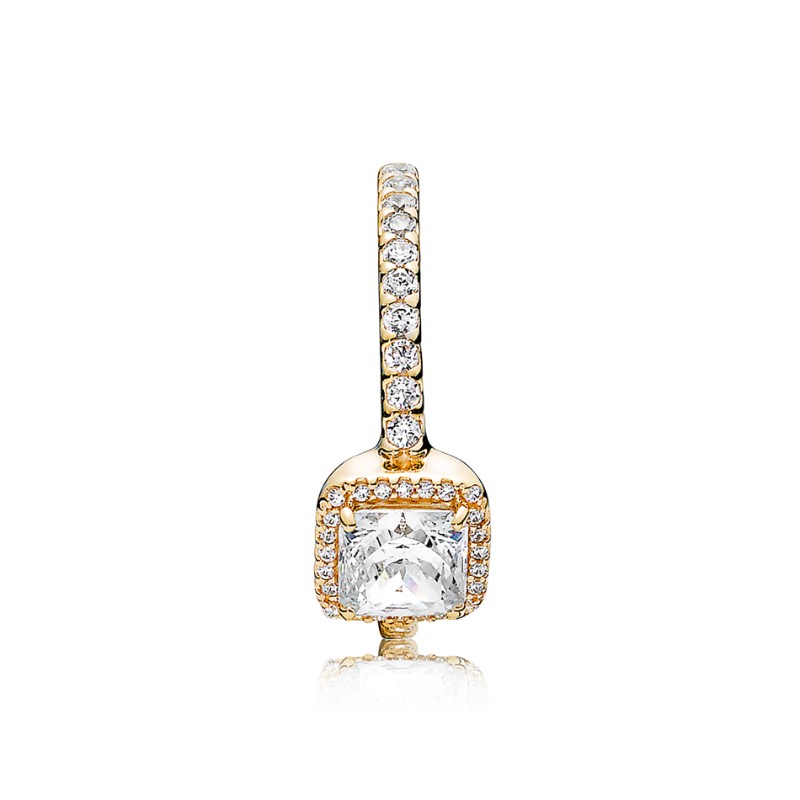 Timeless Elegance Ring, 14K Gold & Clear CZ
