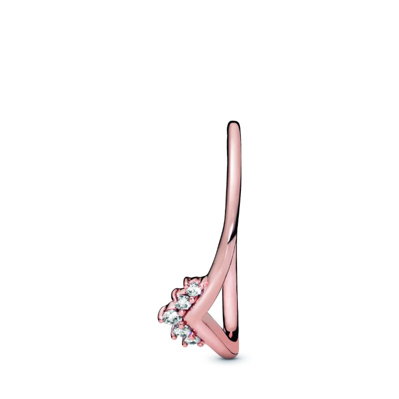 Tiara Wishbone Ring, Pandora Rose