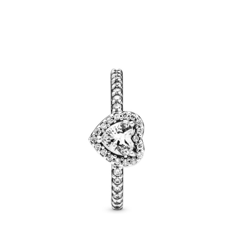 Elevated Heart Ring