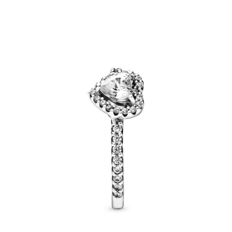 Elevated Heart Ring