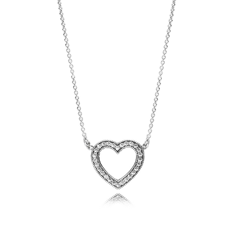 Loving Hearts of PANDORA, Clear CZ