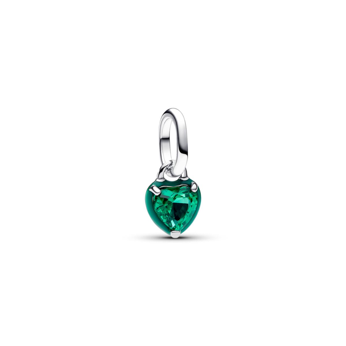 Pandora ME Green Chakra Heart Mini ZC03 Charm