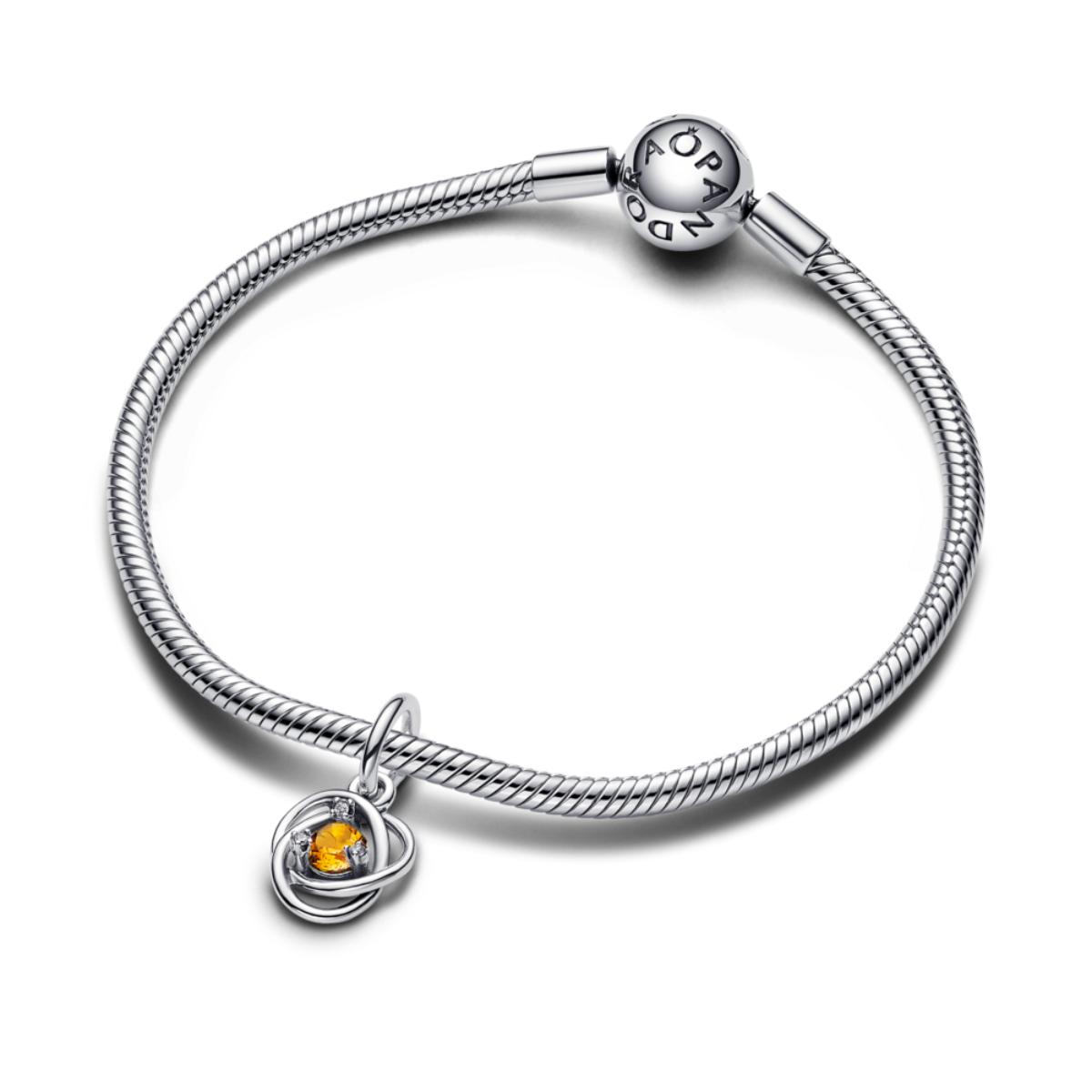November Honey Eternity Circle ZC03 Charm