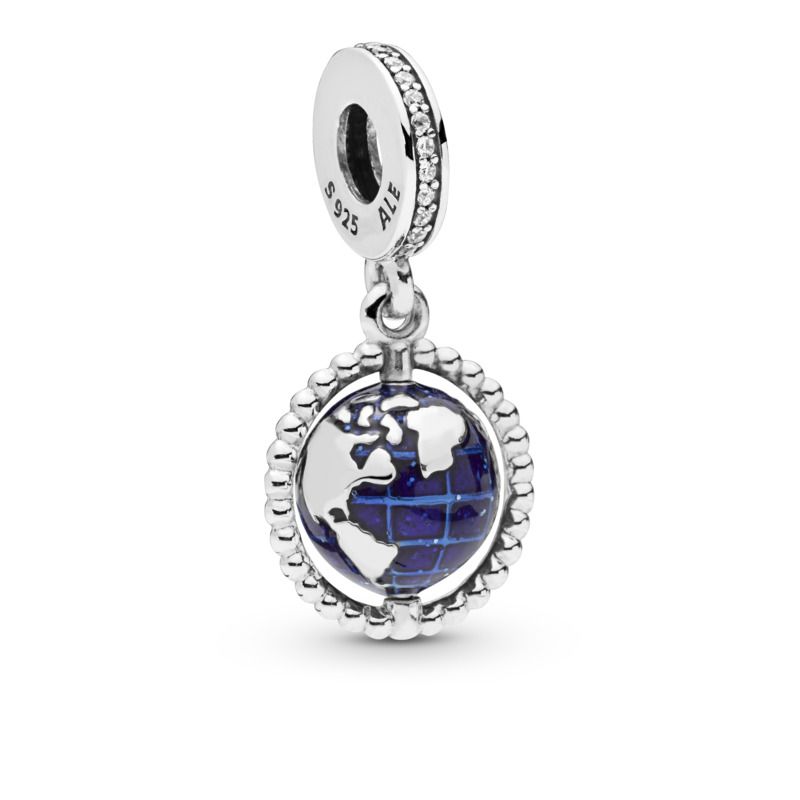 Spinning Globe Dangle Charm
