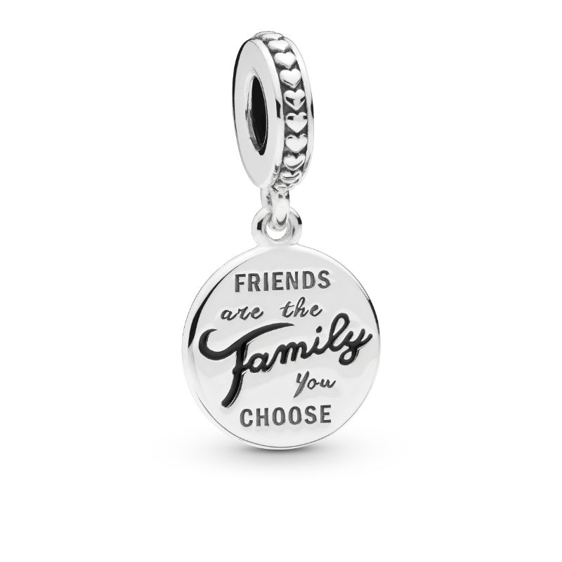 Friends Are Family Dangle Charm