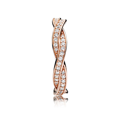 Twist of Fate, PANDORA Rose<sup>TM</sup> & Clear CZ