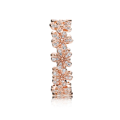 Dazzling Daisy Band, PANDORA Rose<sup>TM</sup> & Clear CZ