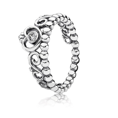 My Princess Stackable Ring, Clear CZ