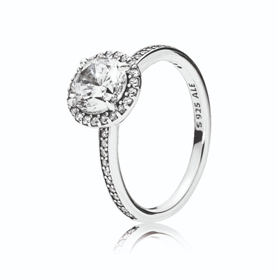 Classic Elegance Ring, Clear CZ