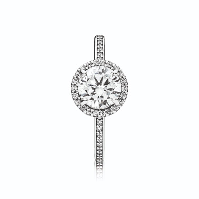 Classic Elegance Ring, Clear CZ