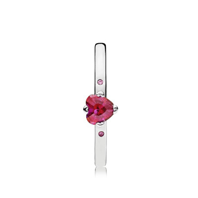 You & Me Ring, Multi-Colored CZ