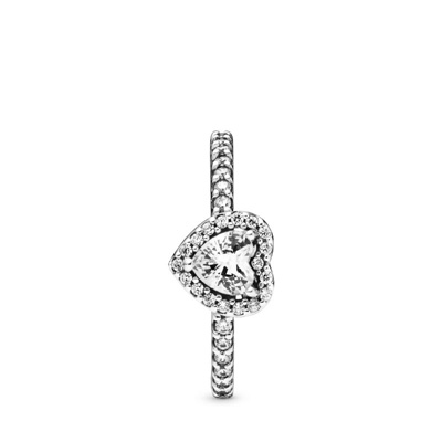 Elevated Heart Ring