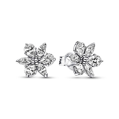 Sparkling Herbarium Cluster Stud Earrings