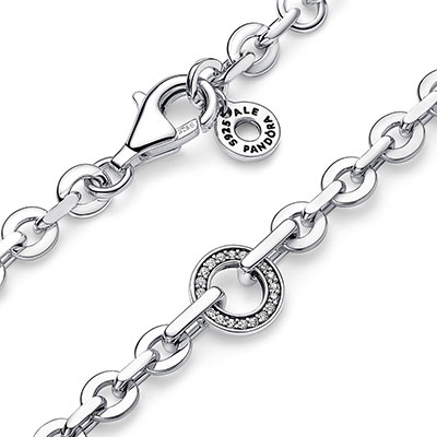 Pandora Signature Pav&eacute; Bold Chain Bracelet