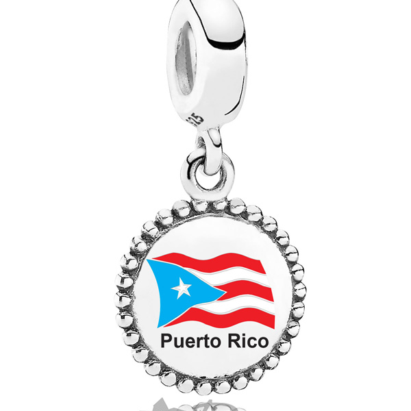 Puerto Rico Flag Dangle