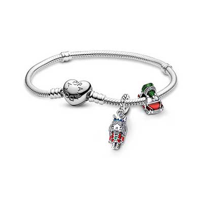 Christmas Nutcracker and Car Bracelet Set