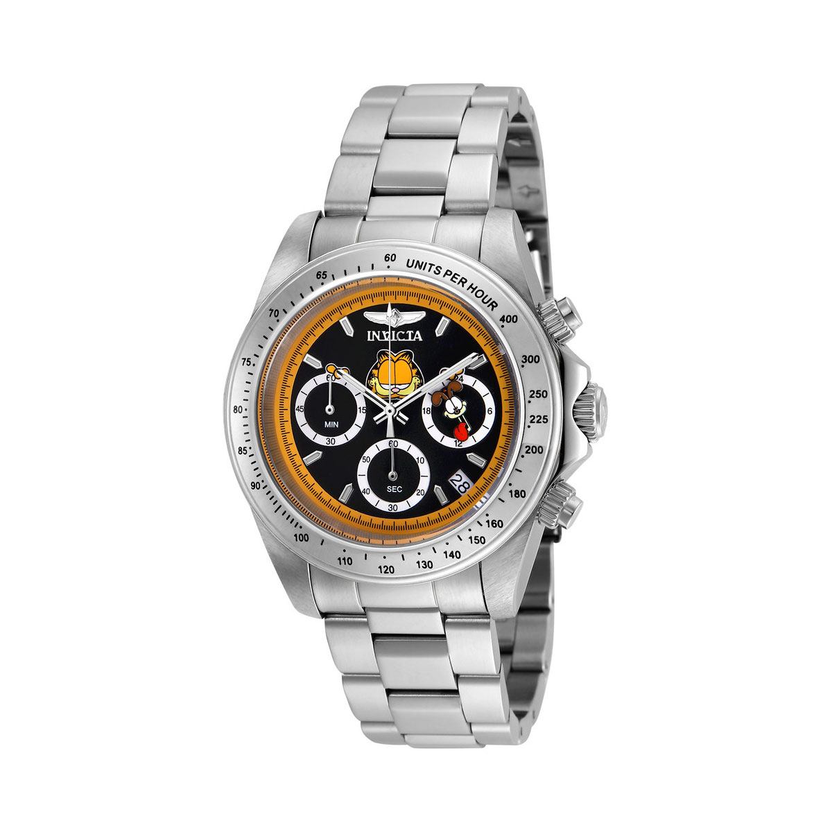 Invicta Men's 24889 Character  Quartz Chronograph Black Dial Watch