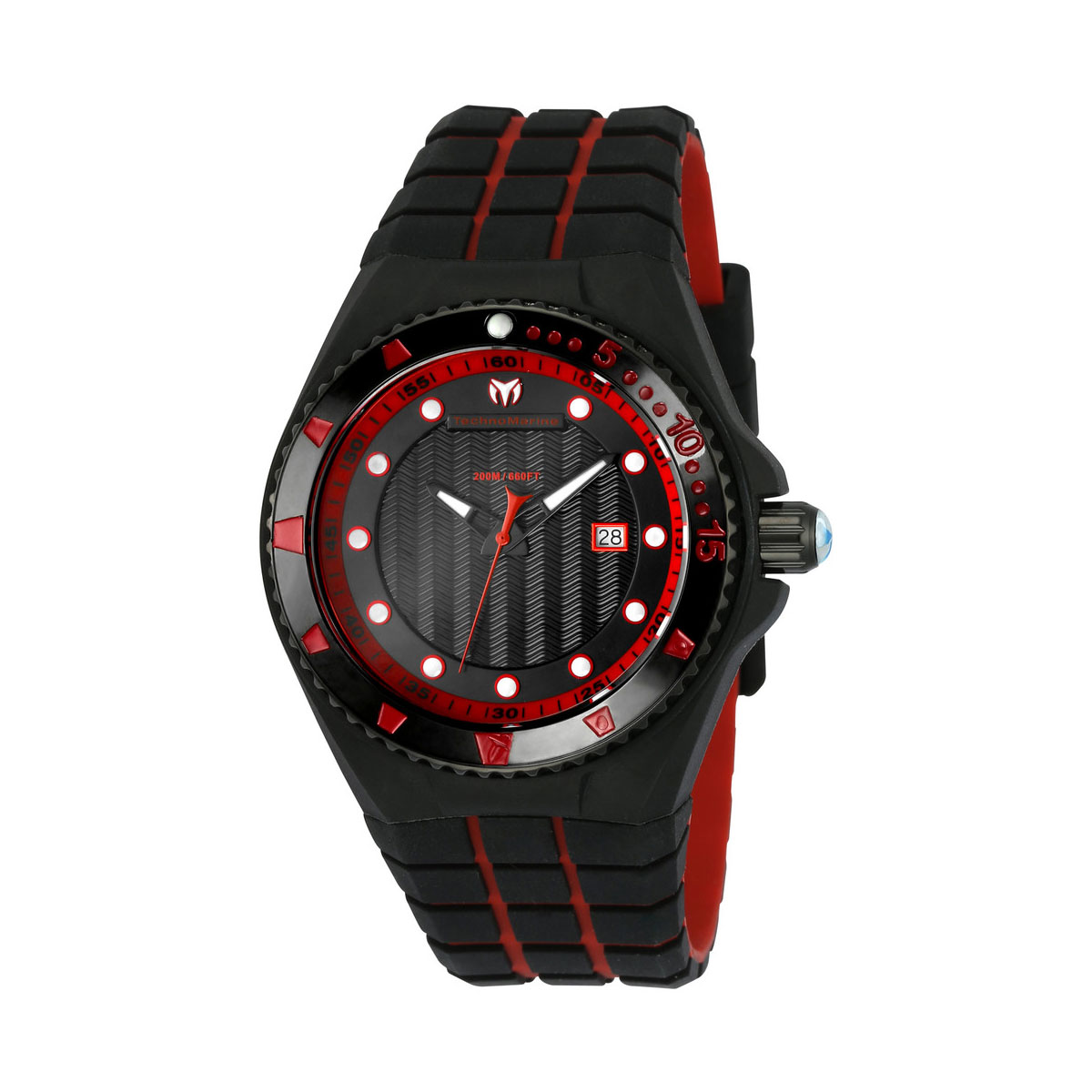Technomarine Men's TM-115219 Cruise Locker Quartz Black Dial Watch