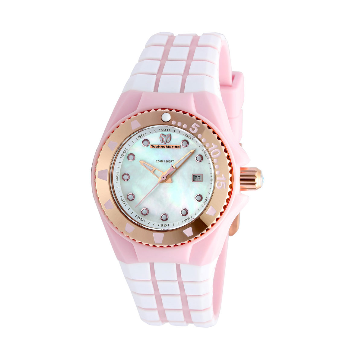Technomarine Ladies TM-115222 Cruise Locker Quartz White Dial Watch
